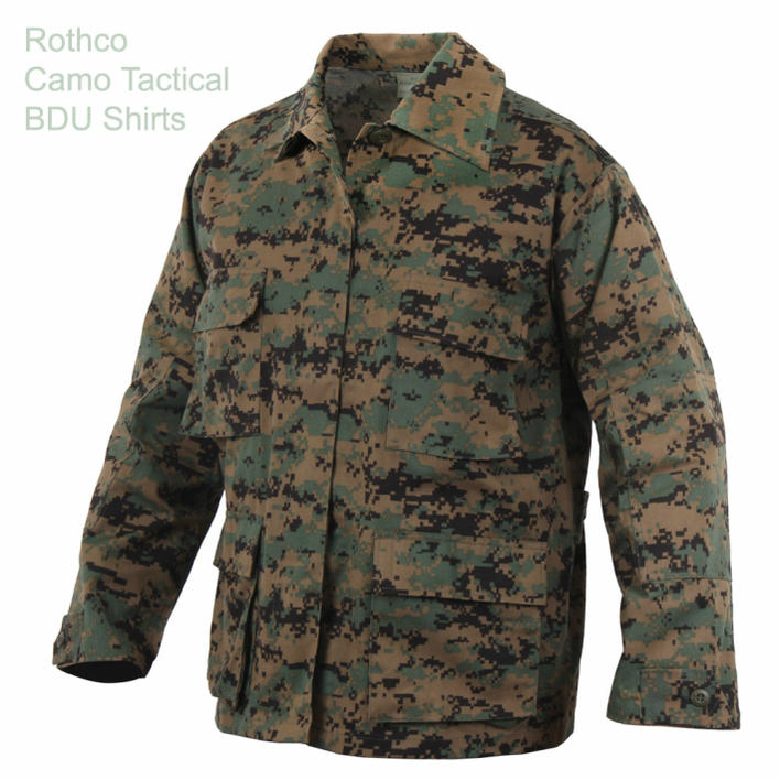 Rothco Digital Camo BDU Shirts 